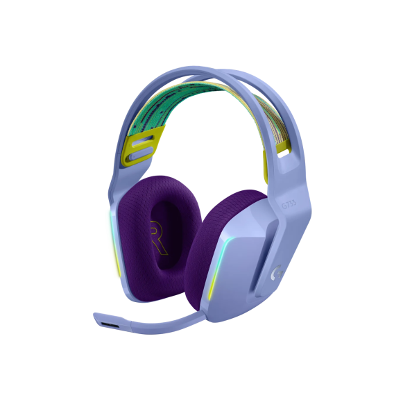 Logitech G733 Lightspeed Wireless Headset RGB Lilac Immersive